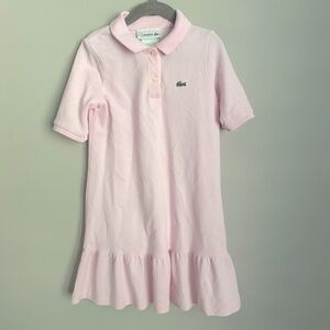 Lacoste Light Pink Polo Pique Golf Tennis  Dress 6